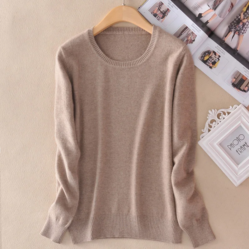 Свитер Женщин Пуловеры 2016 Зима С Длинным Рукавом Кашемира Шерсти Женские Kintted