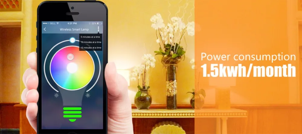Vstarcam WF820 Eye4 интеллектуальная WiFi лампа Изменить Светодиодный Свет buld RGBW цвета через смартфон приложение Eye4 Управление E27 лампа