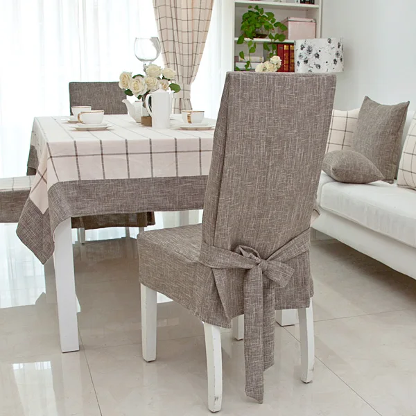 Индивидуальный домашний Хлопковый чехол для обеденного стула|linen pillow|chair factorylinen