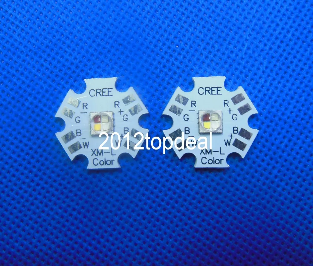 10 Вт Cree XLamp XM L RGBWW RGB светодиодный эмиттер теплого белого цвета 4 Chip 20 мм Star PCB