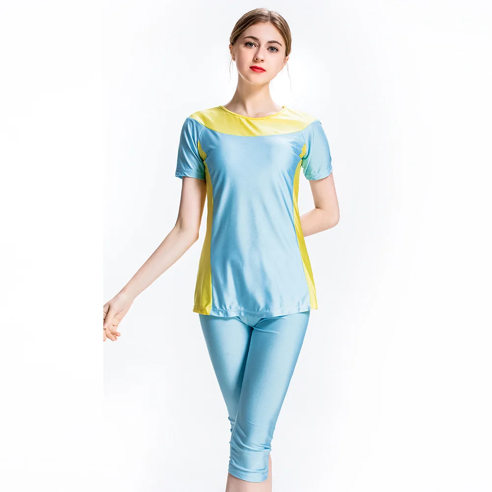 4XL 2019 Мусульманский купальник Арабский исламский Женские Burkini консервативная