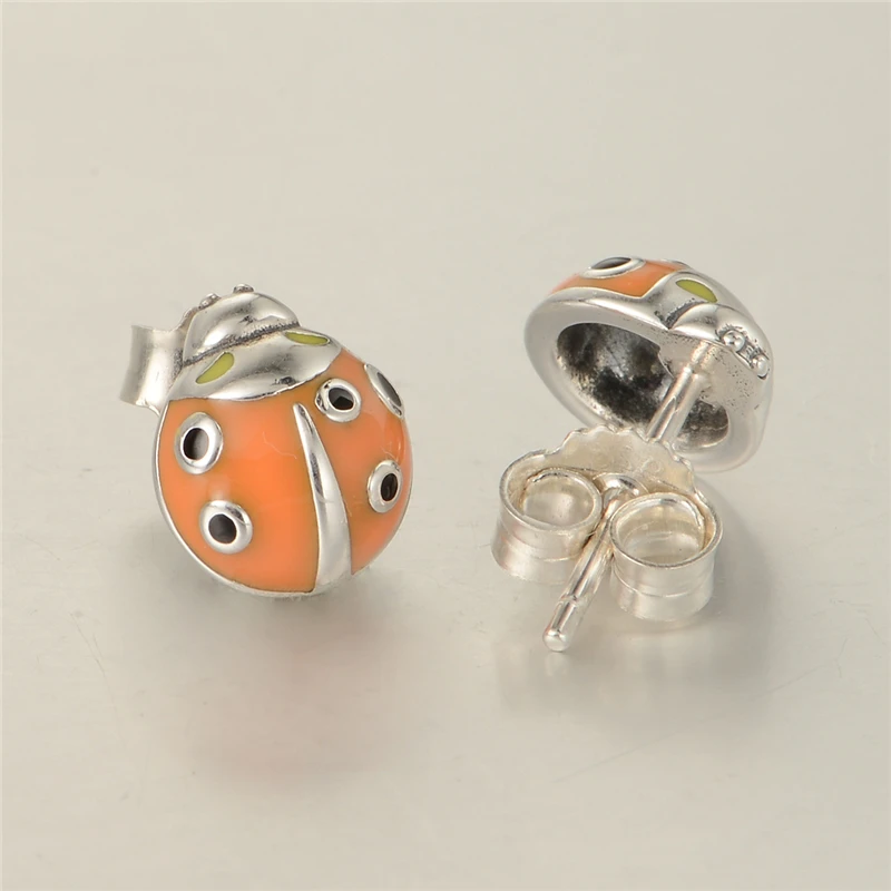 Серьги гвоздики в виде животных серебро 925 пробы Er1015|brand stud earrings|stud earringsearrings cute |
