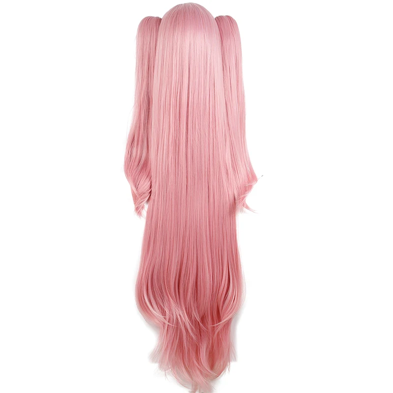 Парик L-email Серафим конца Krul Tepes косплэй парики светло-розовый для женщин