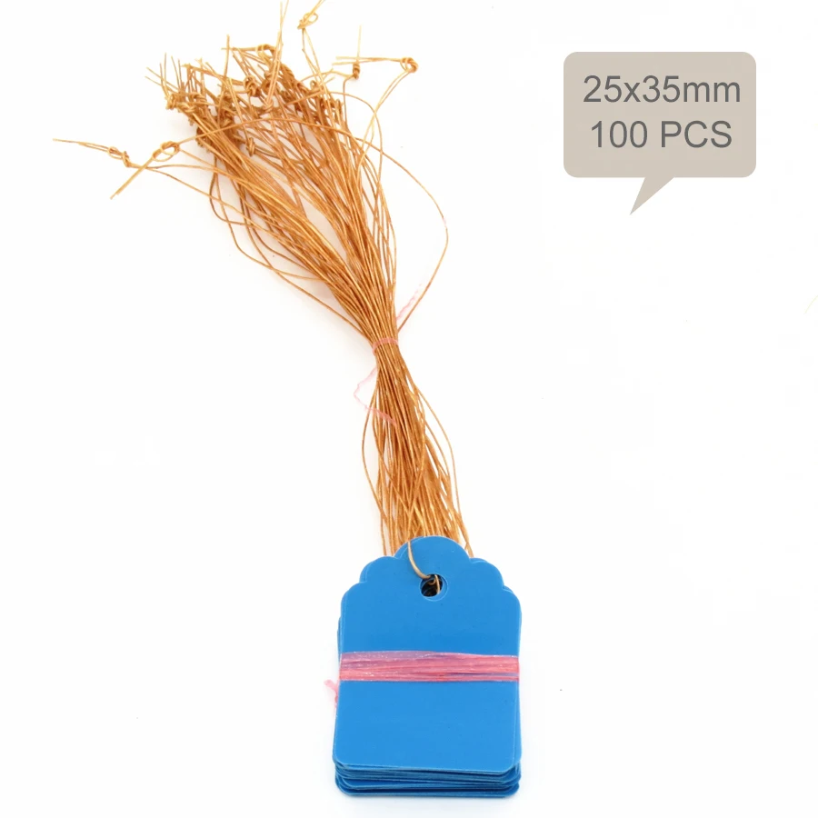 MUCIAKIE 100 шт. 35x25 мм подвесные ярлыки для саженцев DIY садовые цветы горшки бирки из