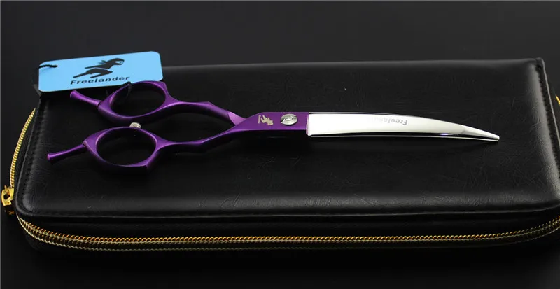 Изогнутые или прямые ножницы для груминга собак 6 5 дюйма/ножницы с футляром|cutting