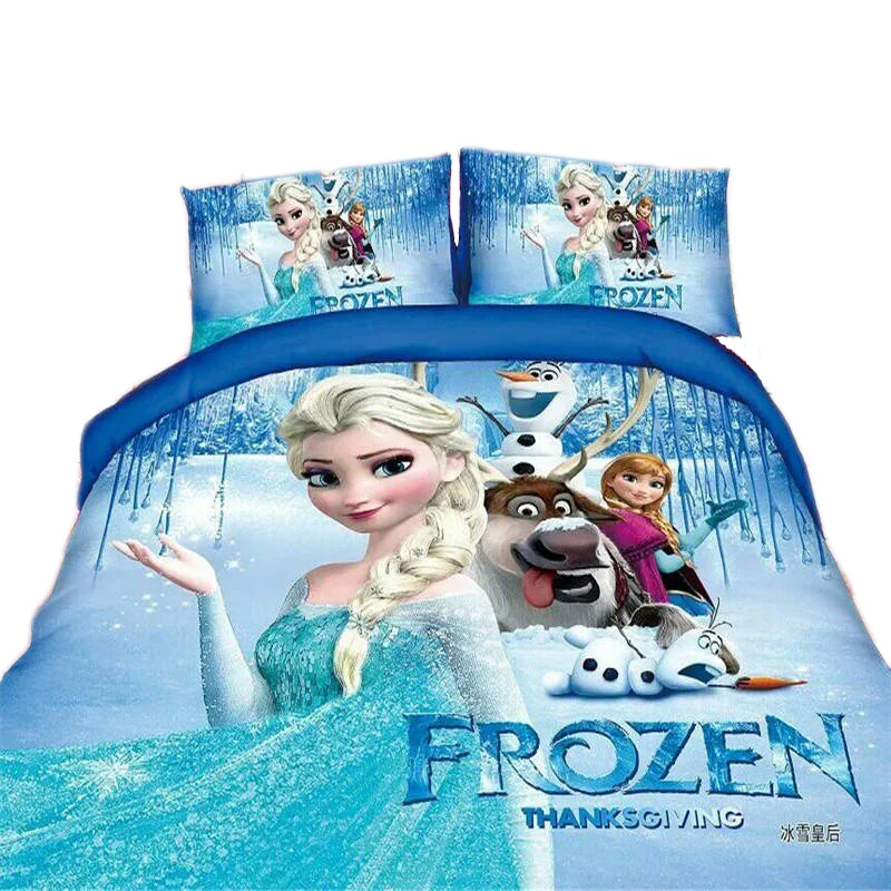 

Princess bedding sets single twin size pink disney princess duvet cover sweet girl kids bed linens 3d cartoon home textiles 3pc