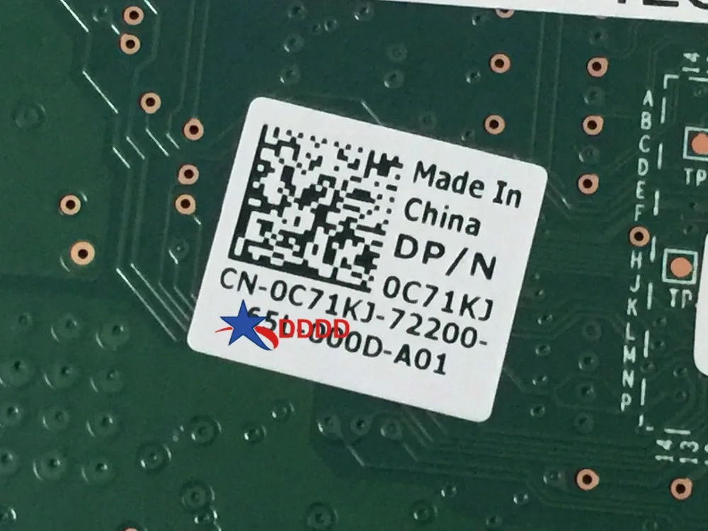 Оригинал для Dell Broadcom 5722 CARD PCI-E 0C71KJ CN-0C71KJ C71KJ полностью протестирован | Компьютеры и