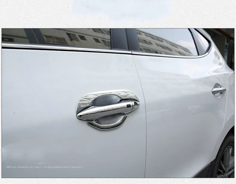 FUNDUOO для Hyundai IX35 Tucson 2009 2014 ABS Хромированная дверная ручка Чаша крышка Накладка