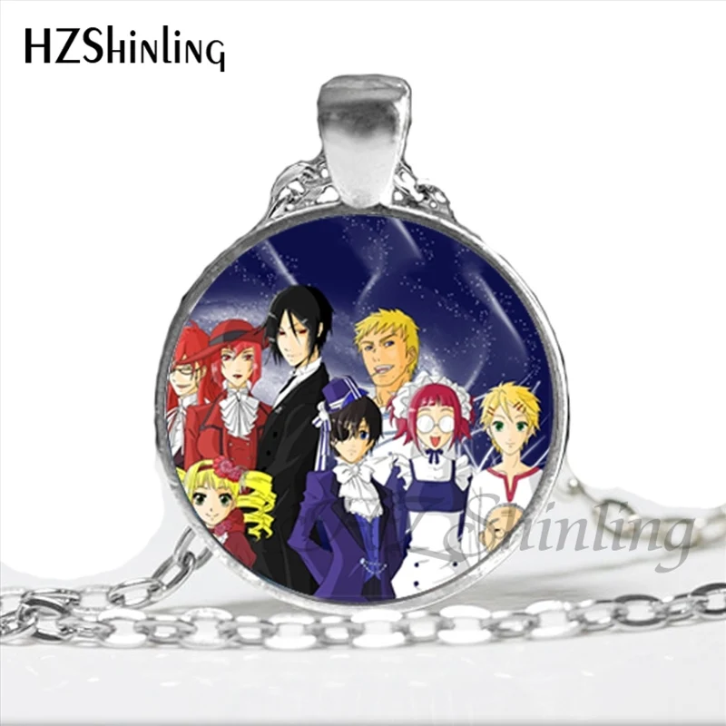 Новое поступление 2017 ожерелье черного дворецкого в стиле стимпанк японское