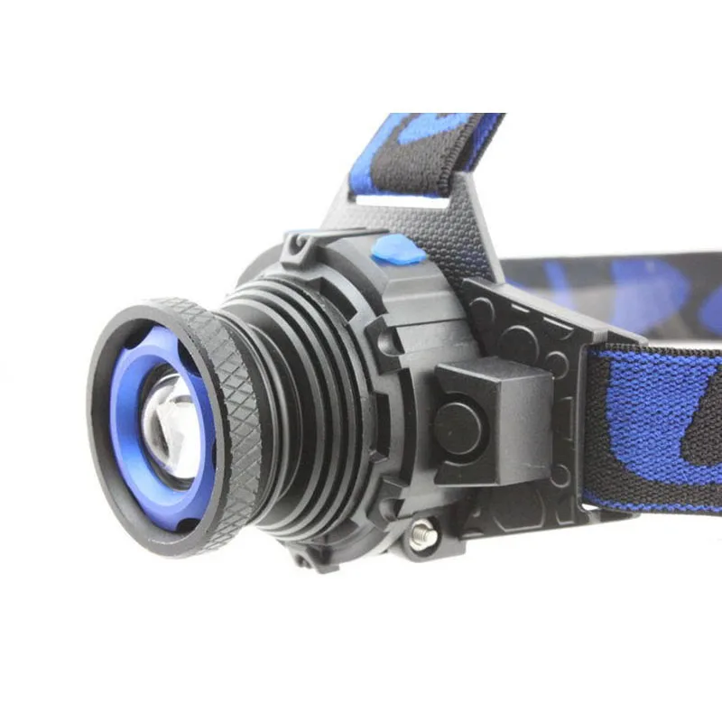 Водонепроницаемый налобный фонарь со встроенным литиевым аккумулятором