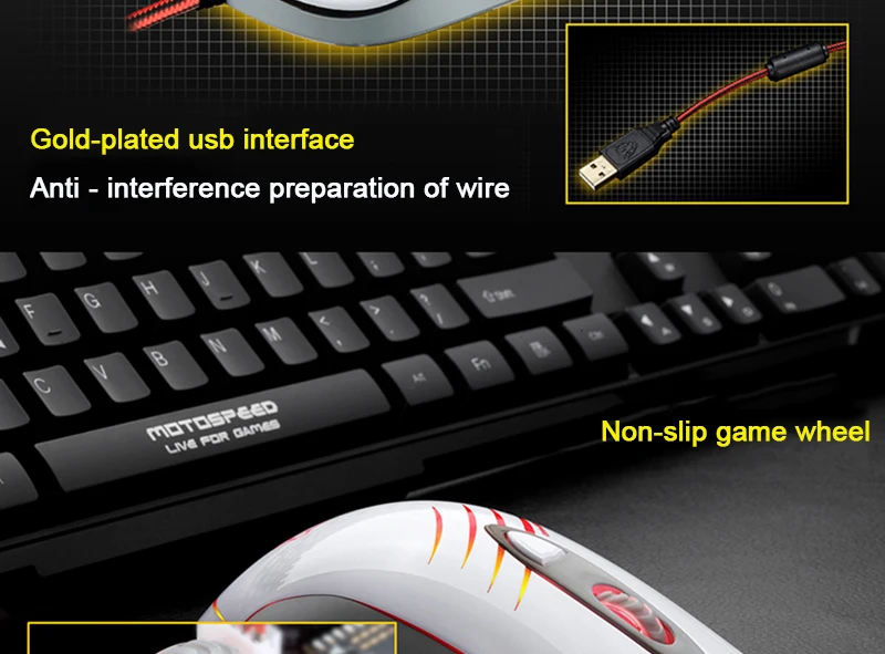Motospeed V16, 4000 dpi, профессиональная игровая геймерская мышь, 6 кнопок, USB, Компьютерная лазерная мышь с подсветкой, светодиодный, для ПК, игры