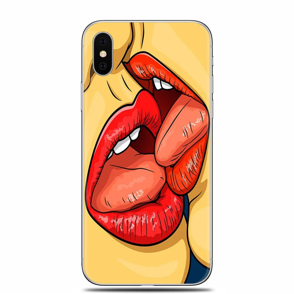 TPU F1604 Модный сексуальный мягкий силиконовый чехол для телефона для iPhone X, 5, 5S, SE, 6, 6 S, 6 Plus, 6S Plus, 7, 7 Plus, 8, 8 Plus, чехол из ТПУ - Цвет: TPU F1604
