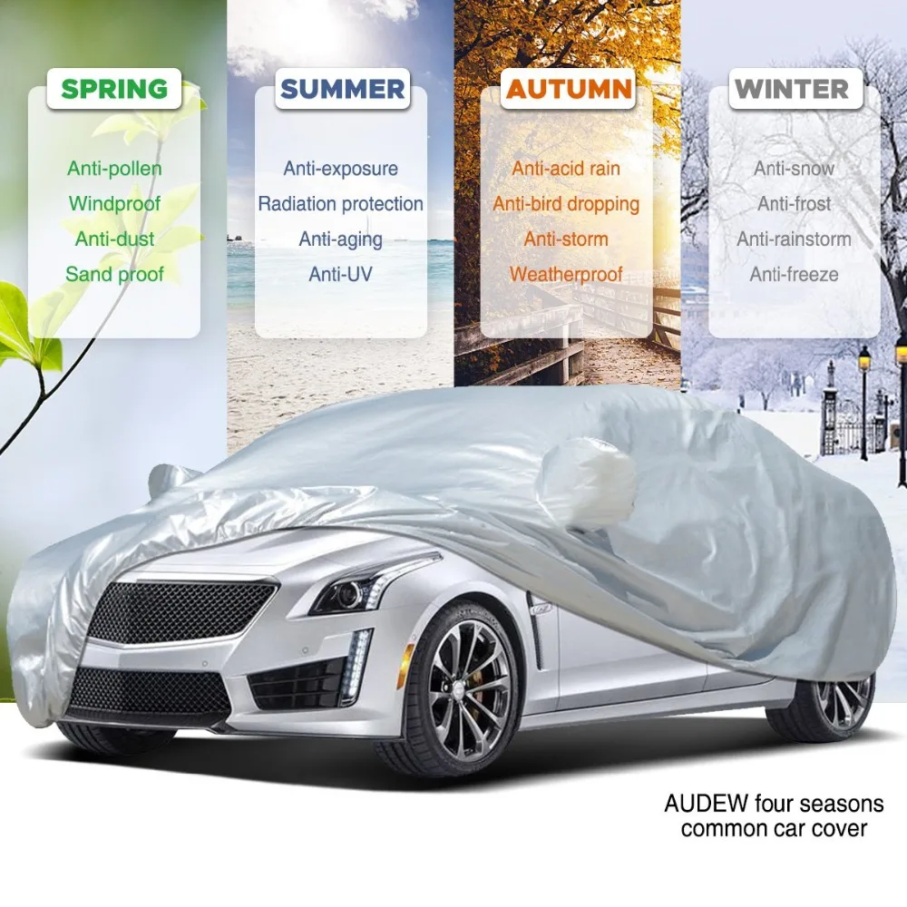 Full Car Cover Waterproof Indoor Outdoor Covers Auto Protection Winter Sun UV Snow Dust Rain Resistant | Автомобили и мотоциклы