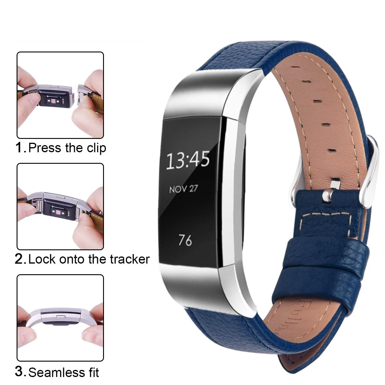5 цветов кожаный ремешок для часов Fitbit Charge 2 сменный Браслет ремешок для браслета Fitbit Charge 2 Смарт аксессуары