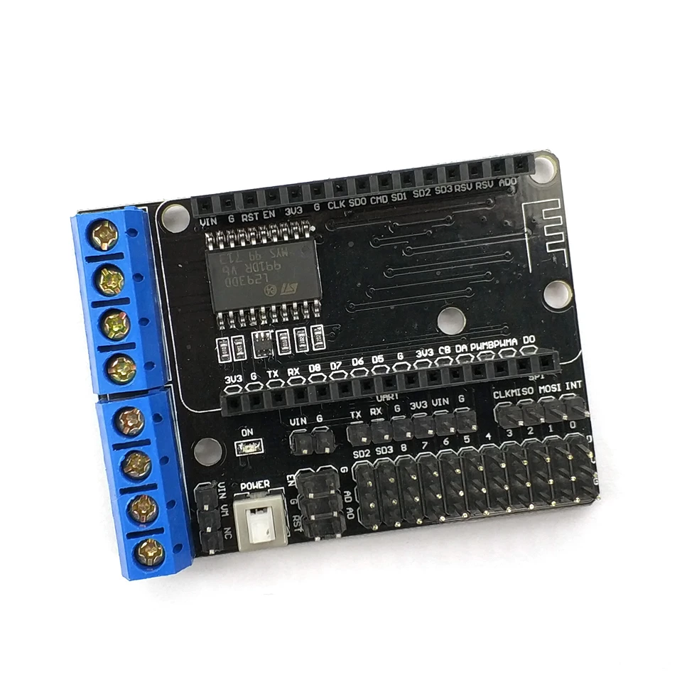 NodeMCU щит для платы двигателя L293D телефона от ESP8266 Esp 12E Kit Diy Rc Toy Wifi Smart Car Remote Control|board