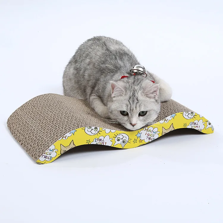Type 2 Игрушки для кошек, скребок для когтей, Когтеточка, котенок, гофрированный бумажный коврик м формы для кошек, шлифовальный скребок для ногтей, матрас для кошек - Цвет: Type 2