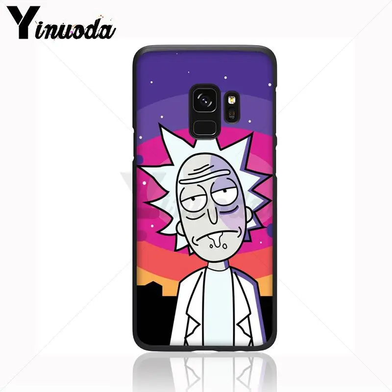 Yinuoda nimation Рик и Морти красочные милые аксессуары для телефона чехол samsung Galaxy s9 s8 plus
