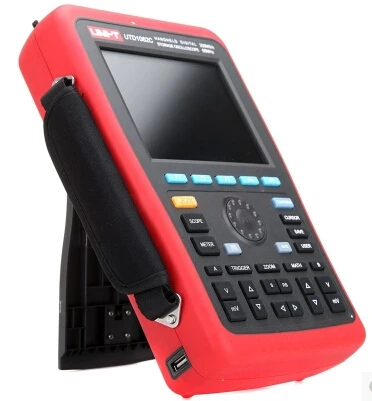 UNI T UTD1062C 2 Каналы 60 МГц 250 мс/с ручной Портативный цифровой мультиметр осциллограф