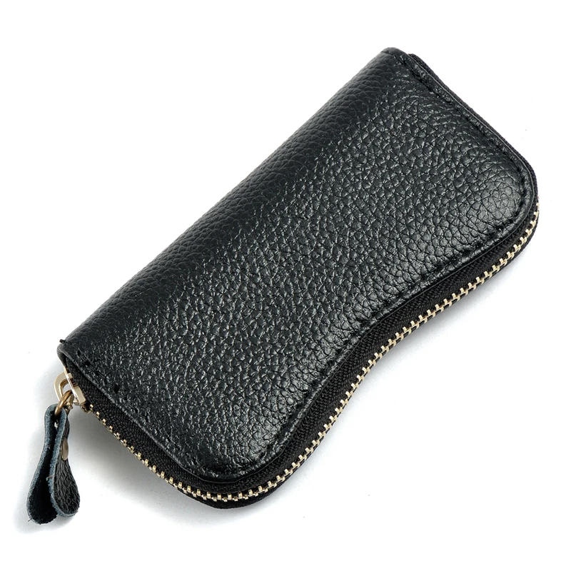 Пояса из натуральной кожи Key Holder Case унисекс Ключницы мешок сплошной портмоне красный брелок организатор автомобиля кольцо кожа ключ чехол