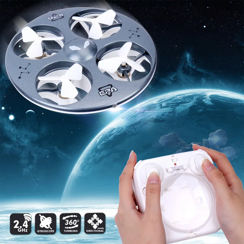 Новейший дизайн модный стиль вертолет мини нано RC 3D Дрон НЛО Безголовый режим 360