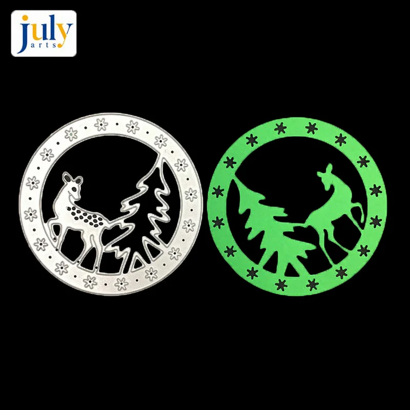 

Julyarts Cutting Dies Metal Embossing Stencils Photo Album DIY Stamps and Dies for Scrapbooking Card Making Christams Decoration