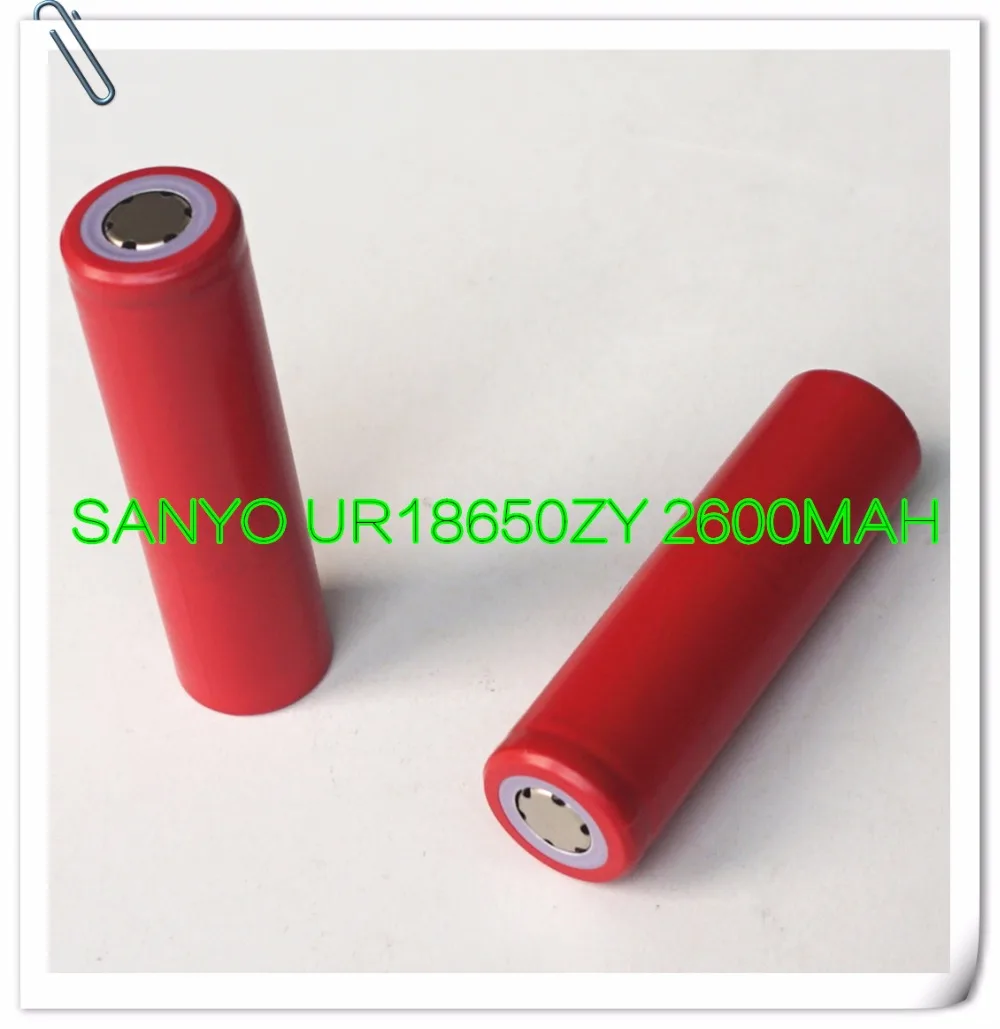 Литий ионная аккумуляторная батарея SANYO UR 18650 2600 мАч 3 7 в|rechargeable battery|cell 18650celle li-ion |