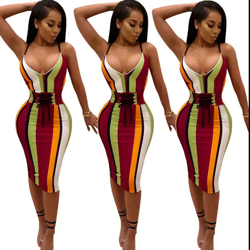 Женское платье 2018 Для женщин бинты Bodycon рукавов Вечеринка клуб короткое