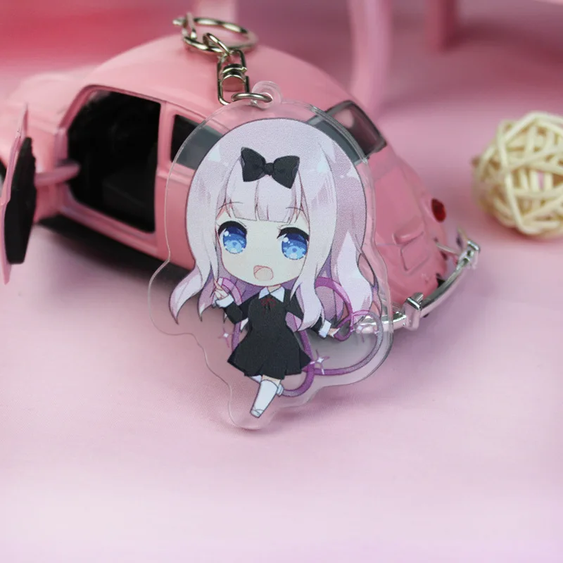 Брелок Kaguya sama: Love Is War из японского аниме брелок для ключей с мультяшной фигурой
