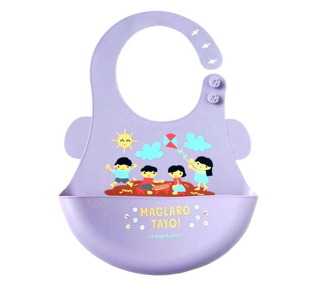 

Summer 2019 new design Baby bibs waterproof silicone feeding baby saliva towel newborn cartoon waterproof aprons Baby Bibs