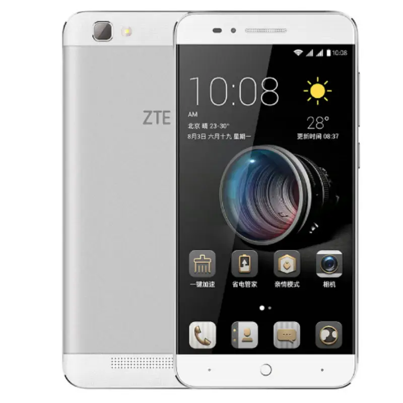 Оригинальный ZTE ba610t mtk6735p четыре ядра телефон Android5.1 1G RAM 8G ROM 8.0MP 4000 мАч Dual SIM 8MP OTG