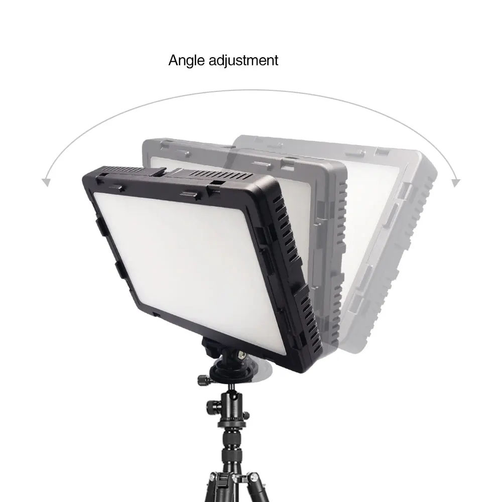 Mcoplus Air-1000B светодиодный видео свет CRI 95 дисплей Bi-color& Dimmable тонкий на камеру для sony Canon Nikon, Panasonic+ NP-F550 батареи