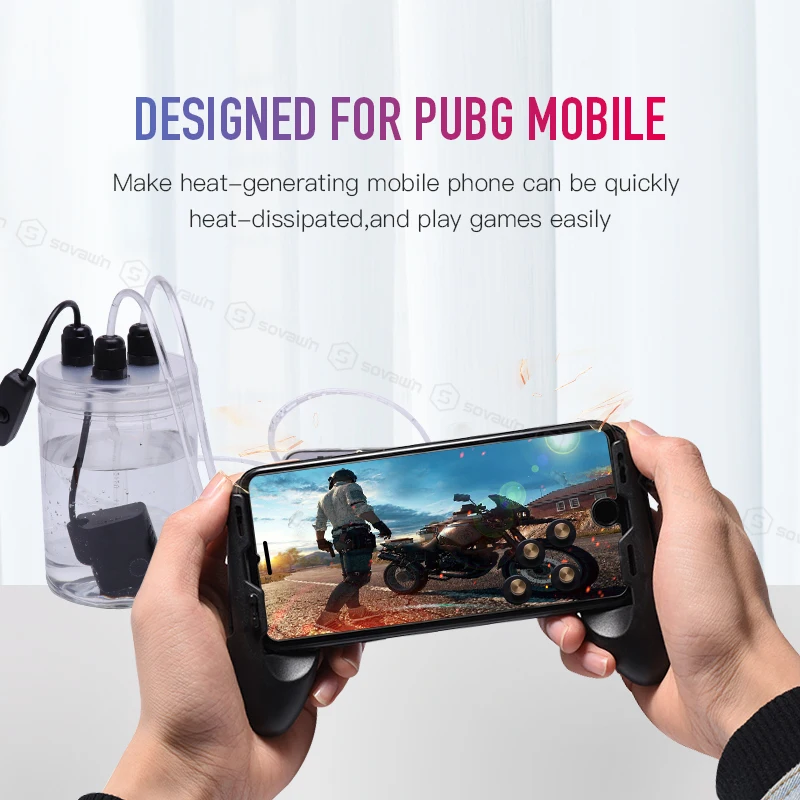 Sovawin охлаждающий вентилятор для мобильного телефона смартфон контроллер Pubg