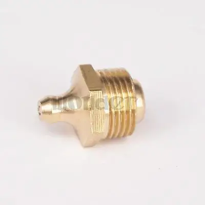 10 шт. 3/8 &quotBSPP Мужской прямой латунный наконечник для смазки|nipple fittings|brass nipple