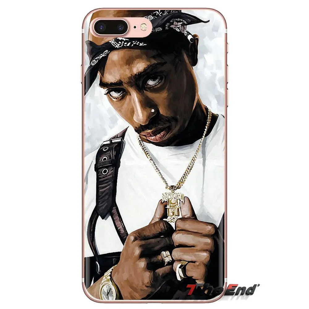 For Huawei G7 G8 P7 P8 P9 P10 P20 P30 Lite Mini Pro P Smart Plus 2017 2018 2019 TPU Transparent Bag Case 2Pac Tupac Amaru Shakur |