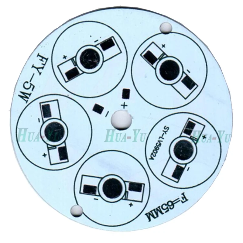 10pcs 3W 5W 6W 15W 18W 65mm aluminum plate base led pcb board heat sink for floodlight downlight spotlight etc | Лампы и освещение