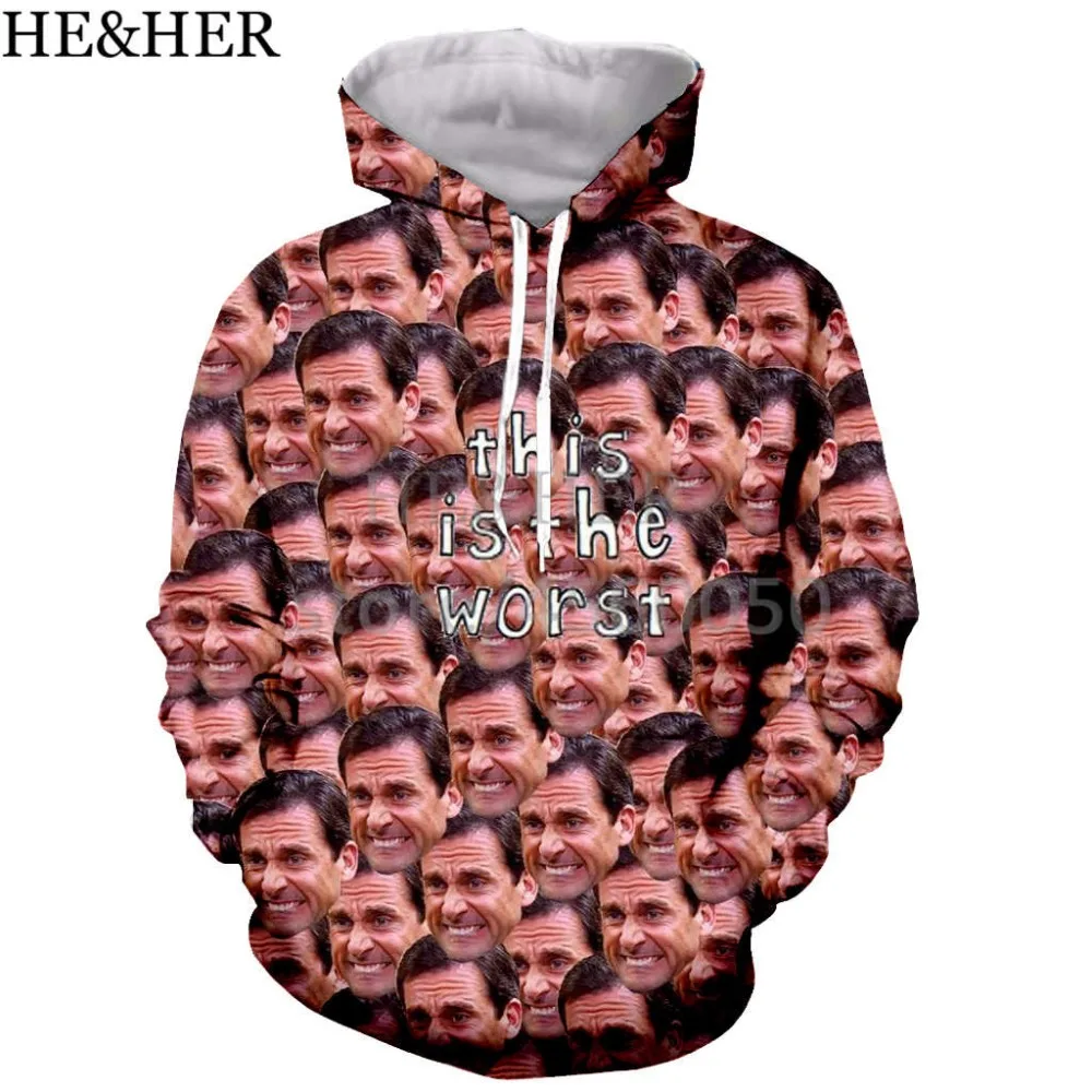 Many Faces Of Michael hoodie men/women 3D print hoodies sweatshirts casual Harajuku style streetwear tops | Мужская одежда
