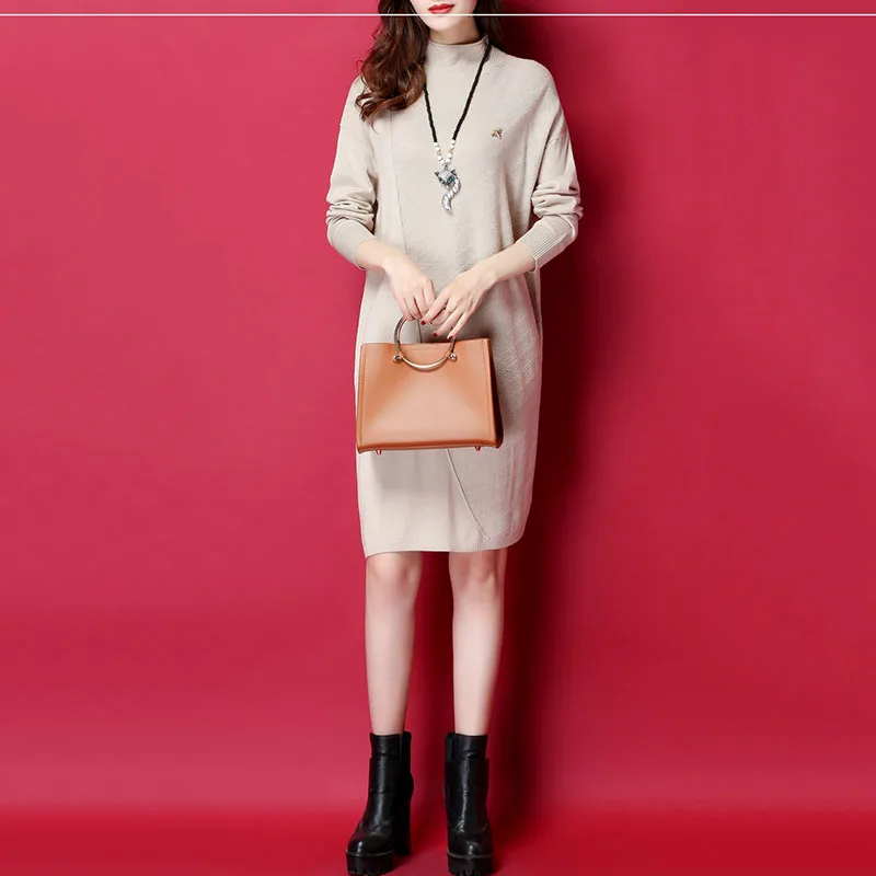 Сезон весна осень Женские туфли с высоким плотно облегающим шею воротником