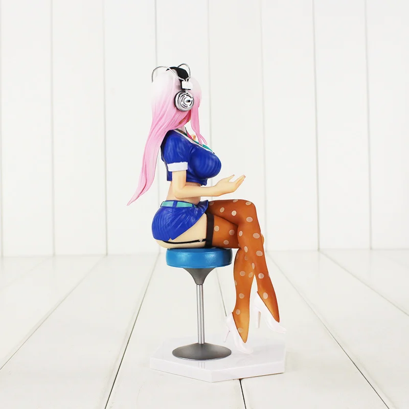 20 см аниме Sonico Figura Giocattolo Сексуальная Супер lɺscolto di Musica Modello Bambola № 002 per la raccolta |