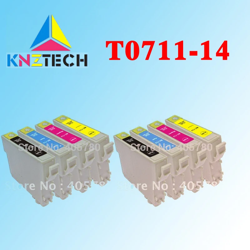 

8 шт., картриджи T0711 для DX7400/DX7450/DX8400/DX8450/DX9400F/S20/S21