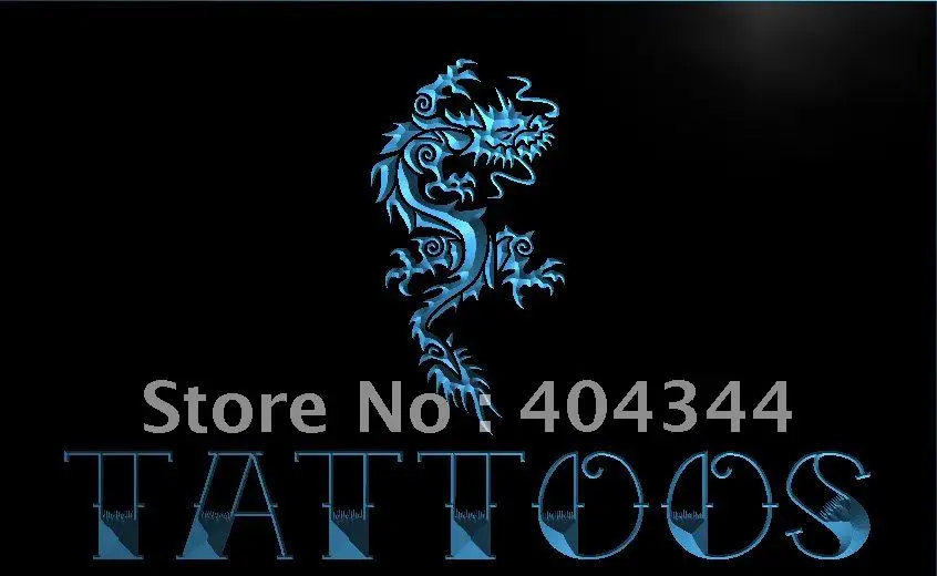 LB932 татуировки Китайский дракон домашний Декор Светильник знак|chinese decoration|sign