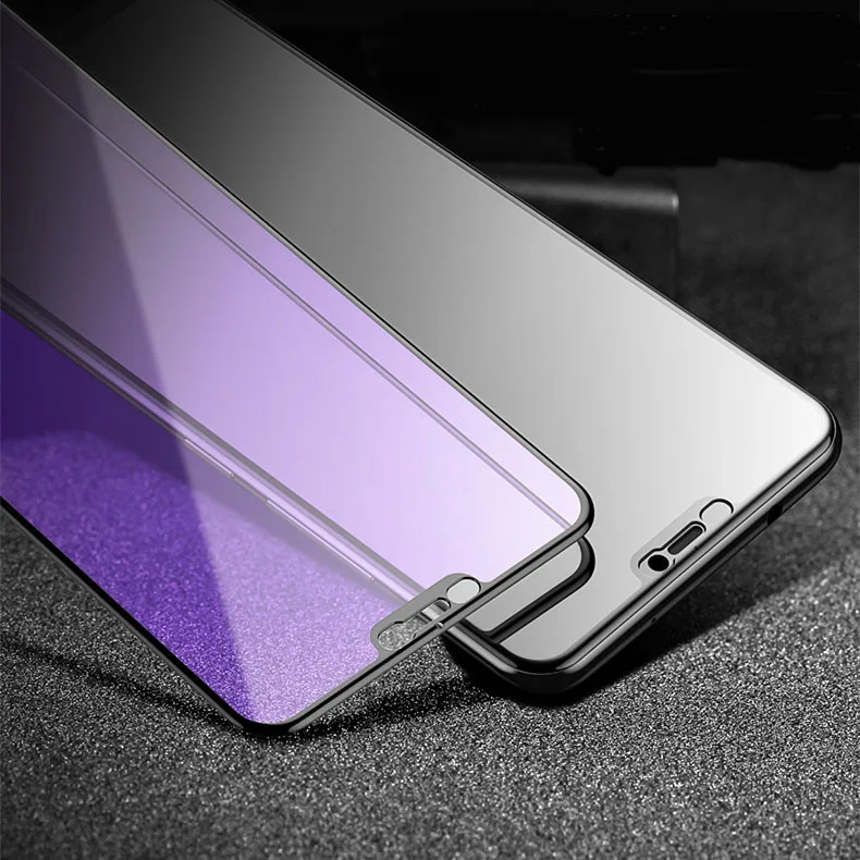 For OPPO A7 A51 K1 R15 R15X R17 Anti-Purple Light 9H Full Cover Tempered Glass PRO A79 A83 Screen Protector | Мобильные телефоны и