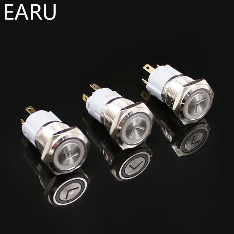 16 мм качественная металлическая мощность L ТИП ЛАТУННЫЙ кнопочный переключатель