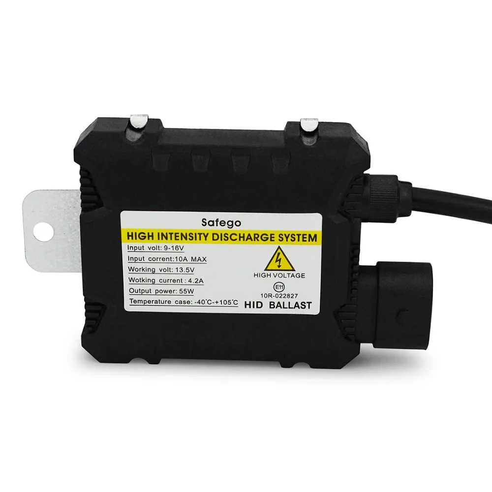 Safego тонкий цифровой ксеноновый HID балласт 55 Вт сменный электронный D2S H1 H3 H4 H7 H11 9005