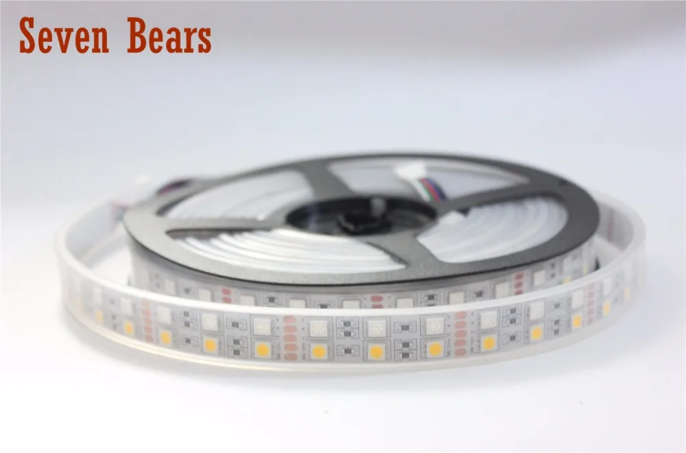 Двухрядные водонепроницаемые светодиодные ленты IP20/IP67 5 м 5050 SMD RGBW(RGB + белый) RGBWW(RGB
