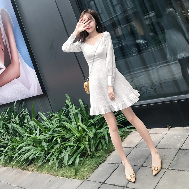 JIBAIYI весеннее элегантное Плиссированное женское офисное платье рубашка