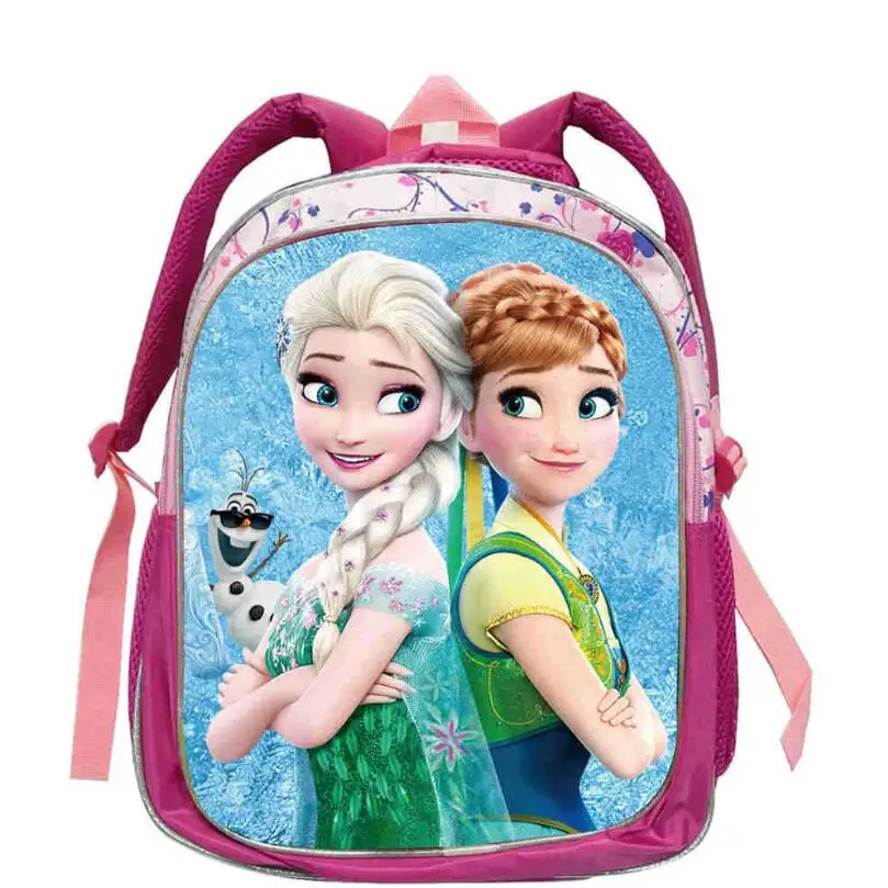 Большой емкости Детский рюкзак с героями мультфильмов детский школьный Эльза и