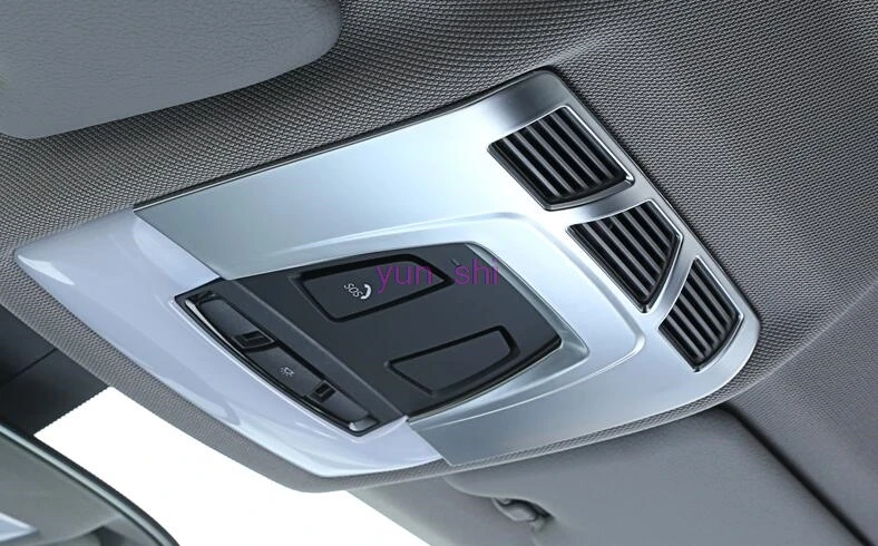 ABS хромированная лампа для чтения на крышу автомобиля декоративная рамка