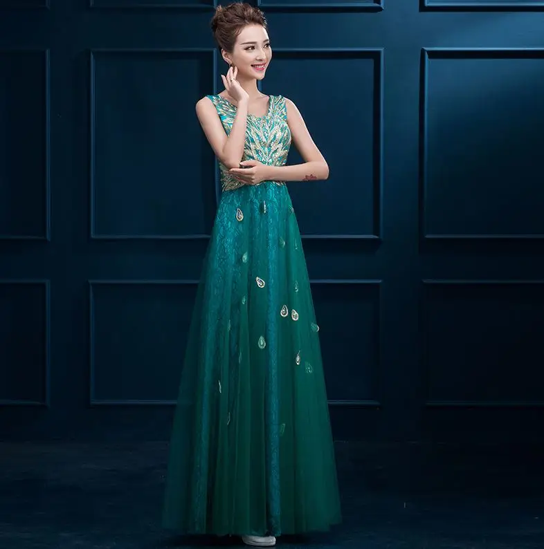 Deep teal Vestido madrinha сексуальный v-образный Вырез Золотой кружевной аппликацией глубокий бирюзовый платье подружки невесты длинное Дешевое gaun pesta dewasa Свадебная вечеринка - Цвет: Deep teal