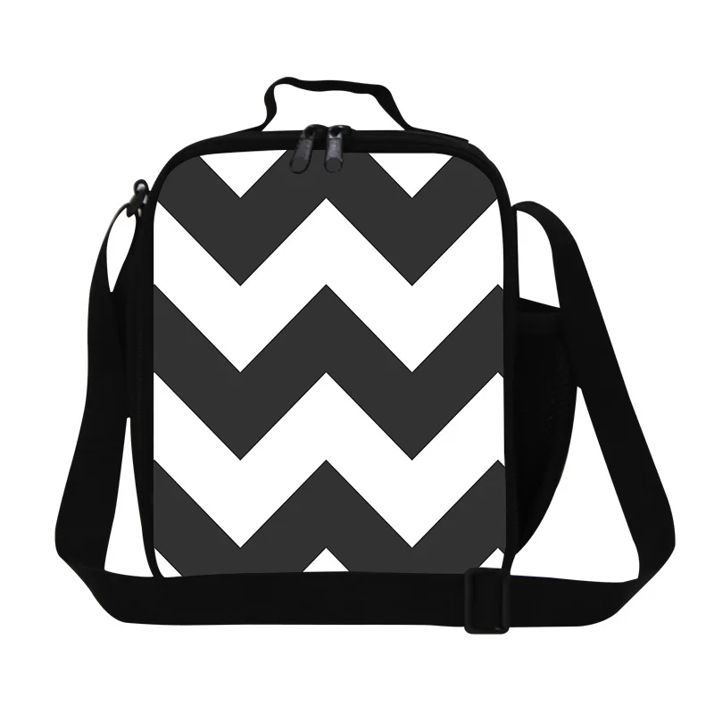 Dispalang Изолированная Детская сумка для ланча Модные Полосатые термосумки еды
