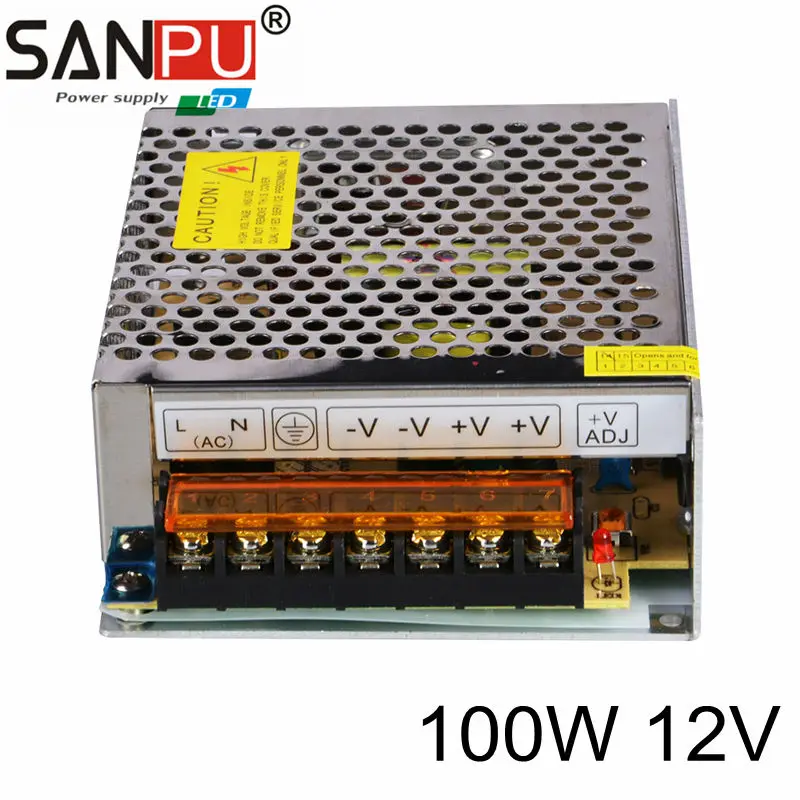 100W 12V 8A Маленький 2017 Новое прибытие ac dc 220V power supply 24v Один выход Для светодиодной